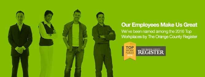 Top Workplace 2016 by the Orange Count Register