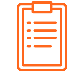 Orange Quotes ClipBoard Counter Icon