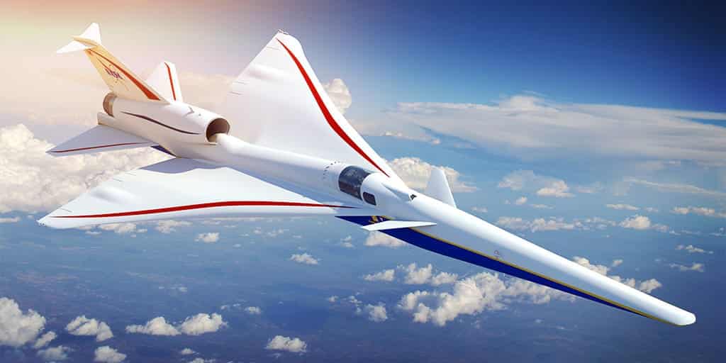 Lockheed Martin X-59 QueSST Low-Boom Demonstrator Quiet Supersonic Transport NASA X-Plane