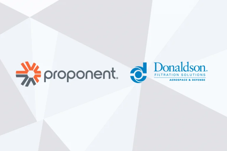 Proponent and Donaldson logos