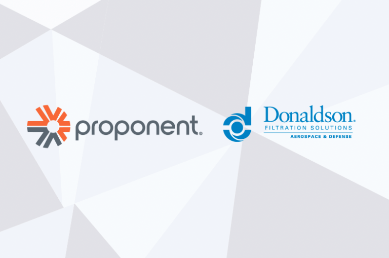 Proponent and Donaldson logos