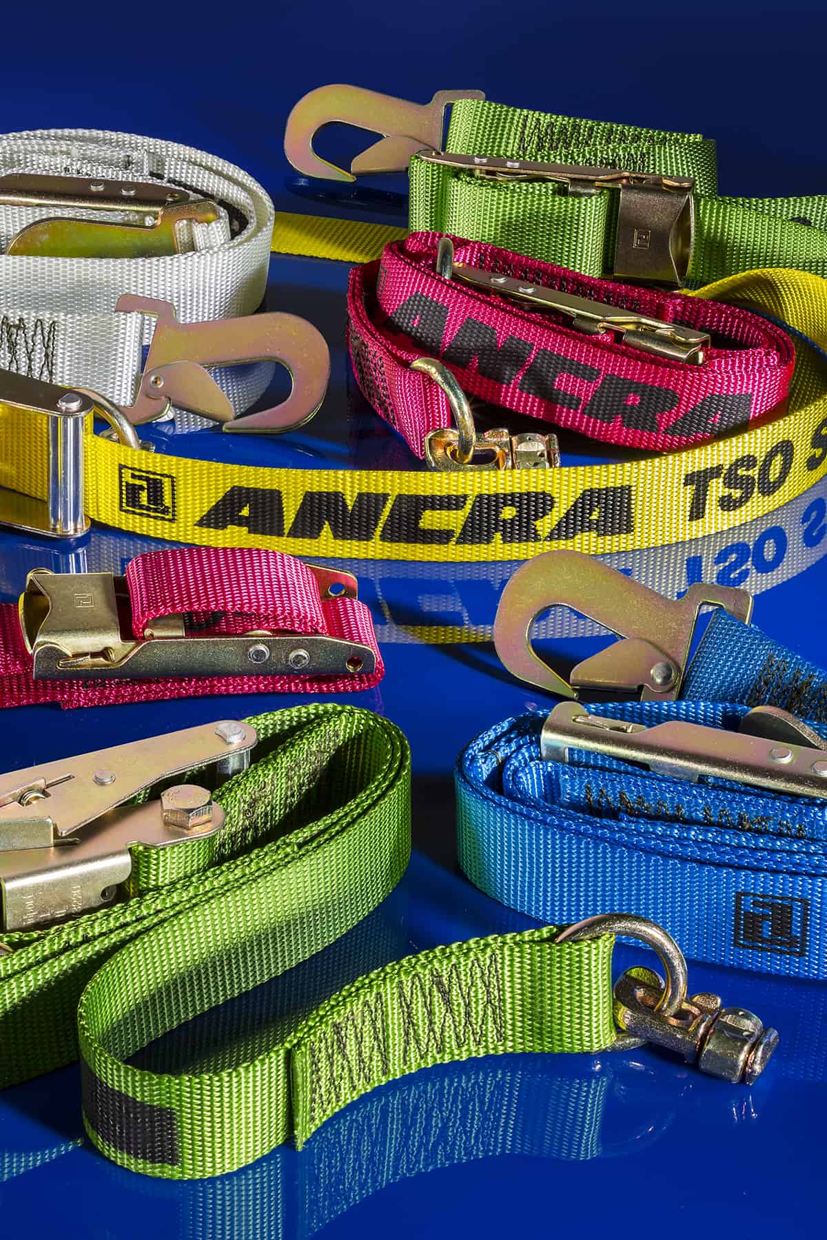 Multiple Ancera cargo straps